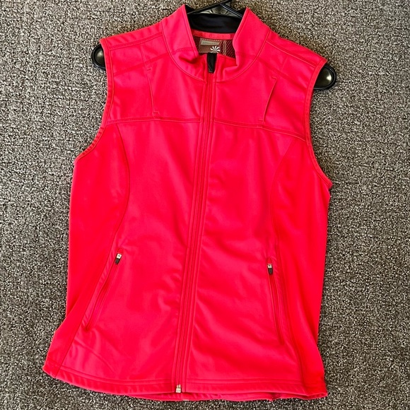 ATHLETA Size X Small Pink Vest Jacket Reflective - Picture 2 of 9